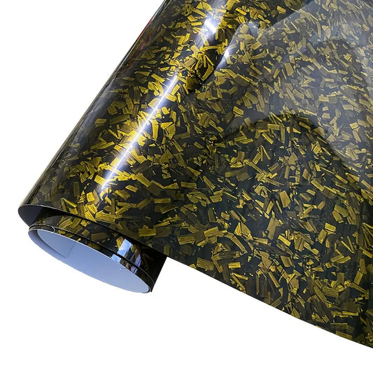 Premium Cykel indpakningsfolie Vinyl Guld