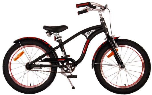 Volare Miracle Cruiser Børnecykel - Drenge - 18 tommer - Mat Sort - Prime Collection