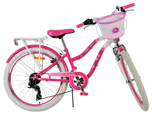 Volare Lovely - Børnecykel 24" - 7 gear - Pink