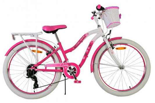Volare Lovely - Børnecykel 24" - 7 gear - Pink
